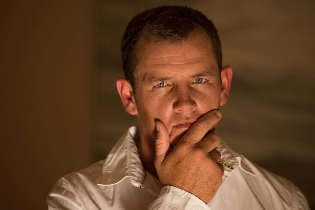 Portrait of a confident businessman in his forties