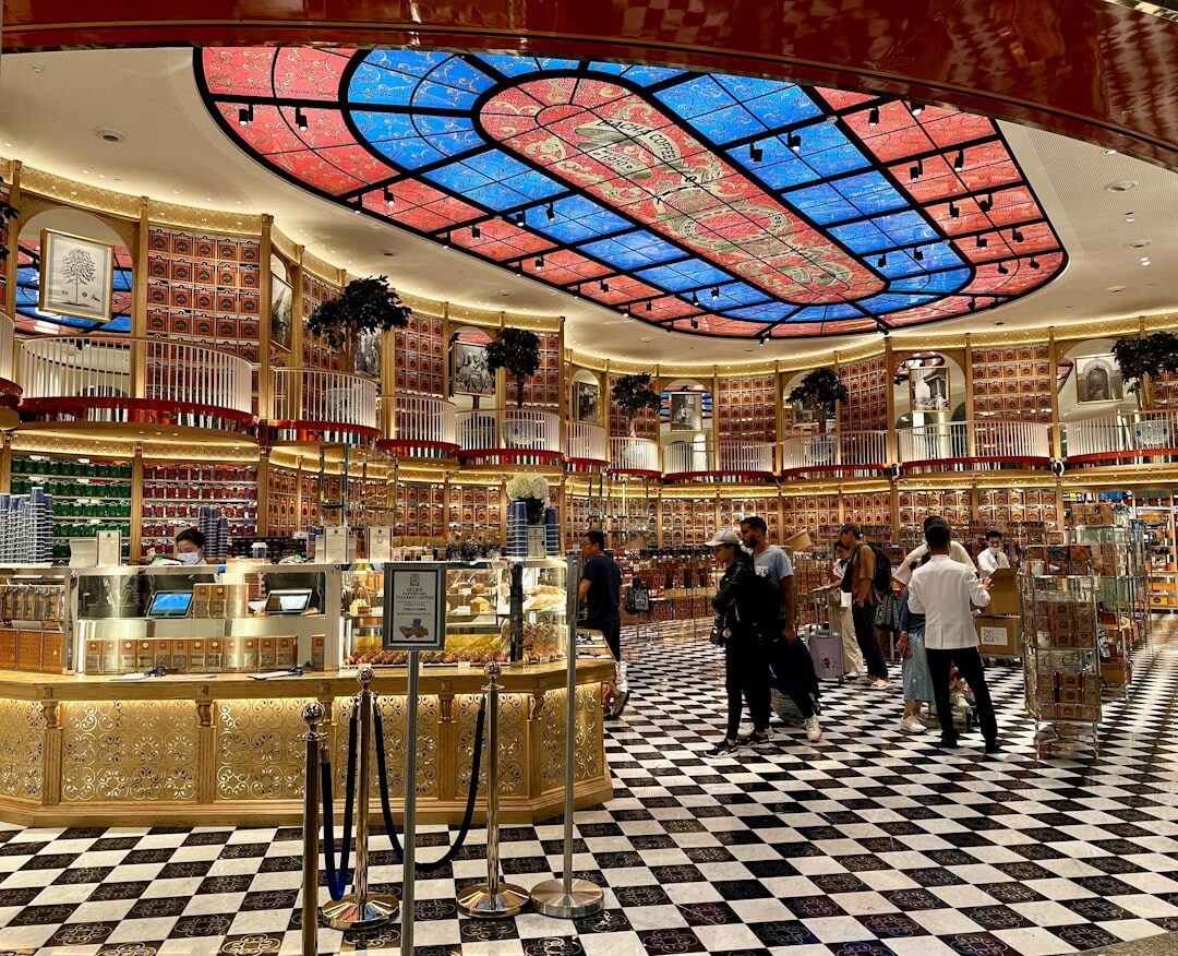 luxury store interior elegant