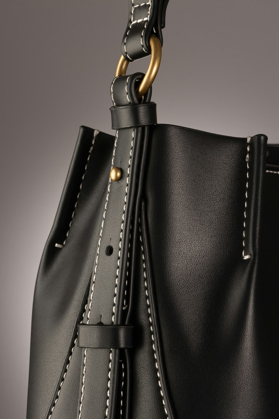 luxury leather handbag detail
