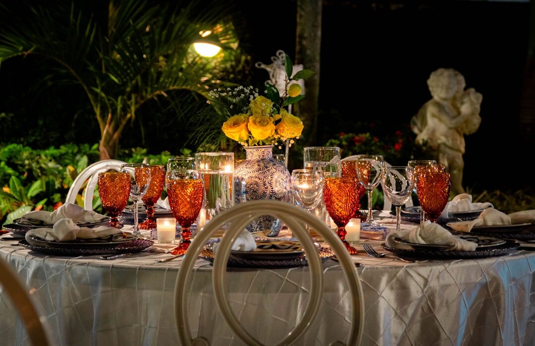 romantic luxury dinner